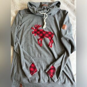 Ampersand Avenue moose sweatshirt